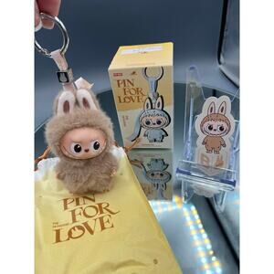 POP MART “S” “Smile” Labubu Pin for Love The Monsters